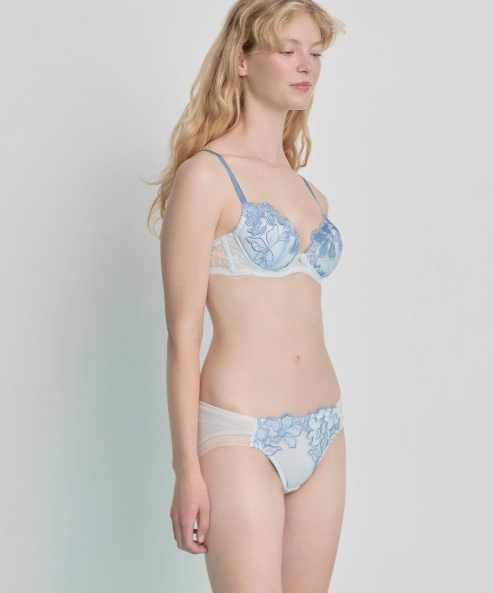 une nana cool 【ベロアのレースが特別感を演出】クリスマスモチーフブラ 