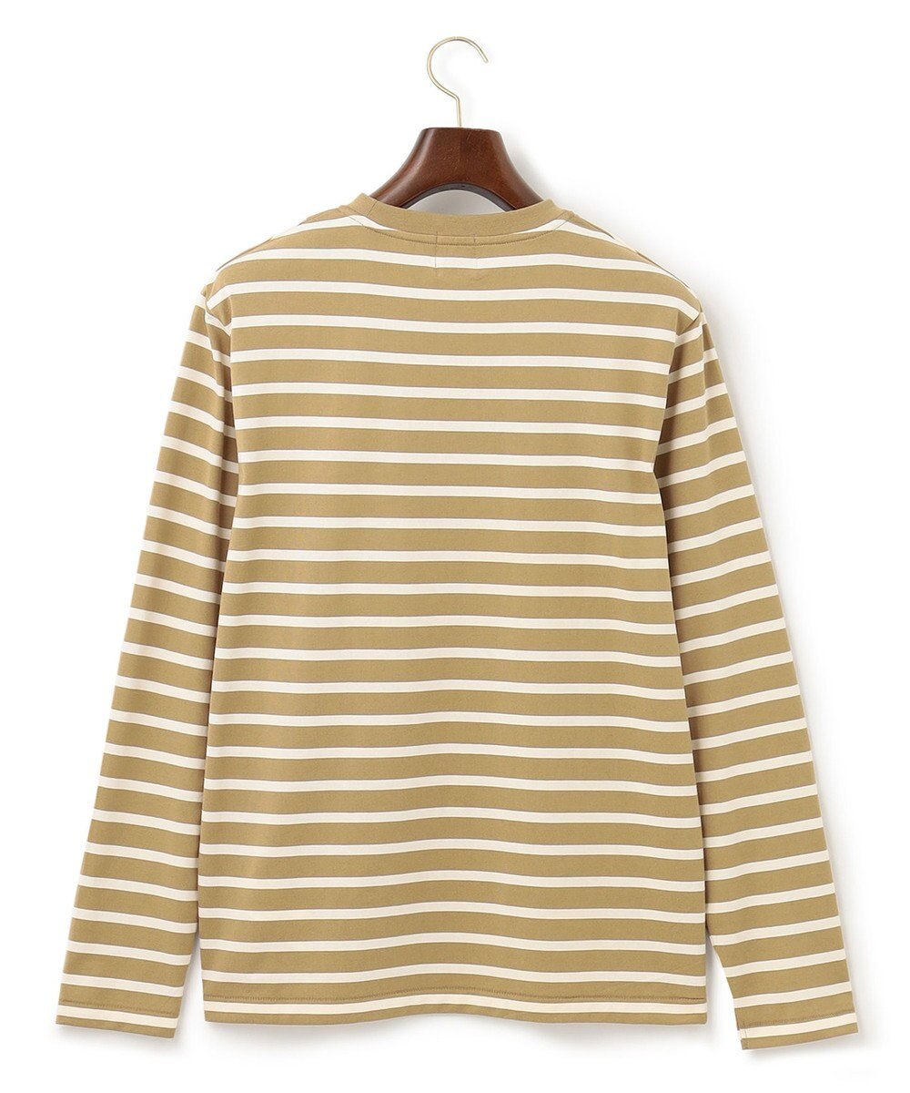 J.PRESS MEN 【J.PRESS USA】ボーダー刺繍ロングＴシャツ 