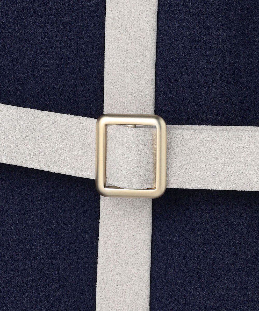 ANY SIS L バイカラー ワンピース 