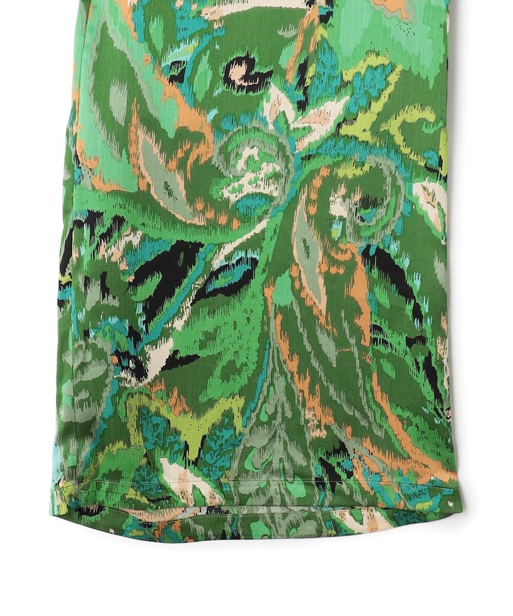 J.PRESS YORK STREET 【WOMEN】プリントリラックスワイドパンツ 