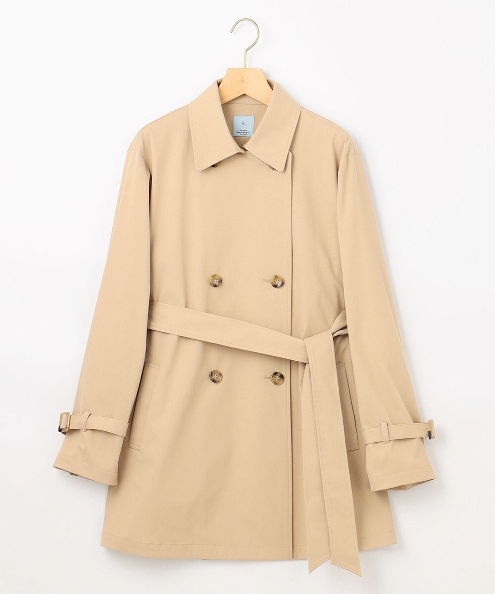 組曲 コットンライクツイル トレンチコート 
