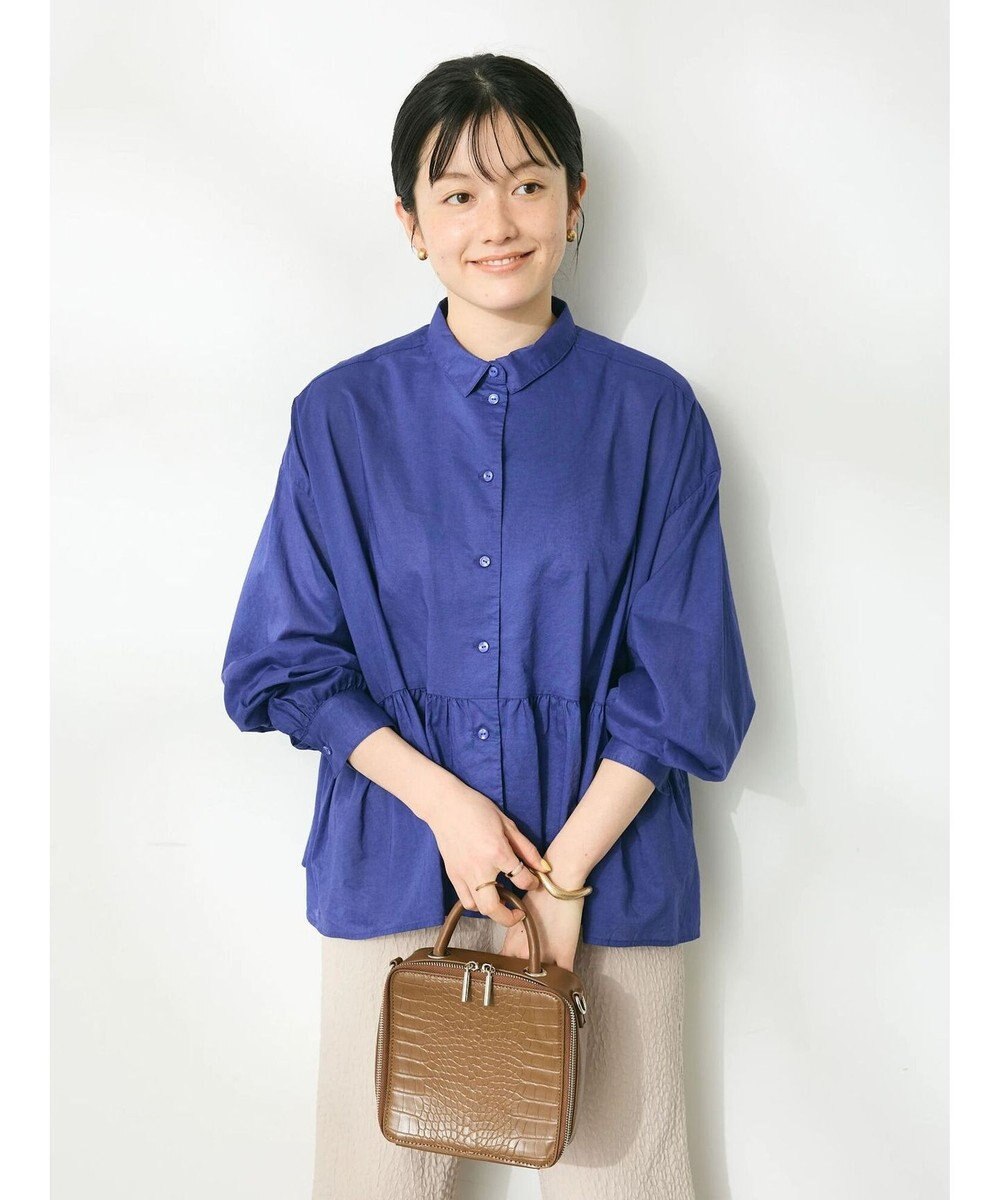 CRAFT STANDARD BOUTIQUE ペプラムブラウス（長袖） 