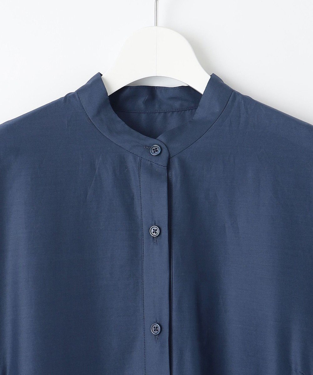 自由区 S 【カタログ掲載・接触冷感・洗える】エンブロイダリーローンシャツ ワンピース 