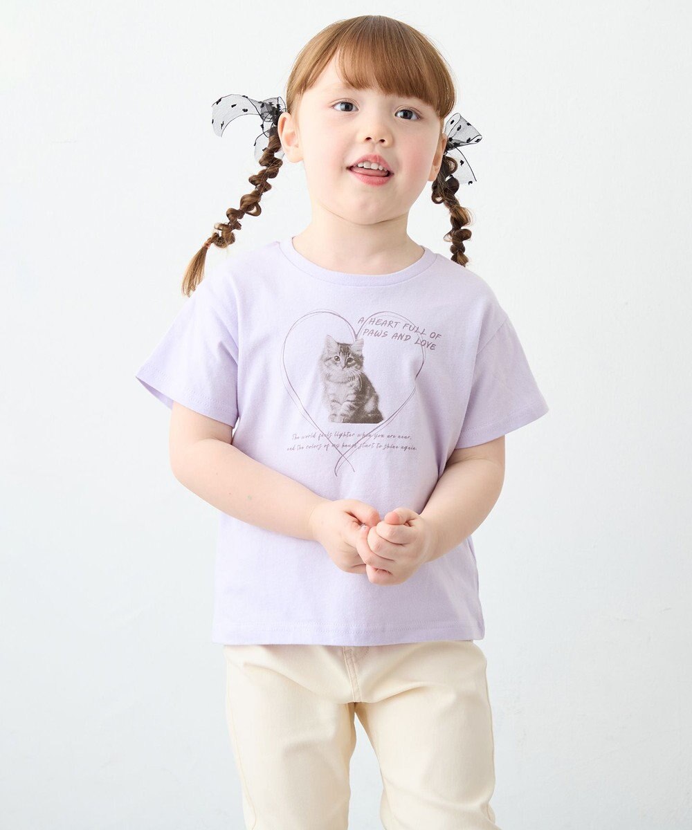 ANY KIDS 【一部店舗/WEB限定】【綿100%】プリント 半袖Tシャツ 