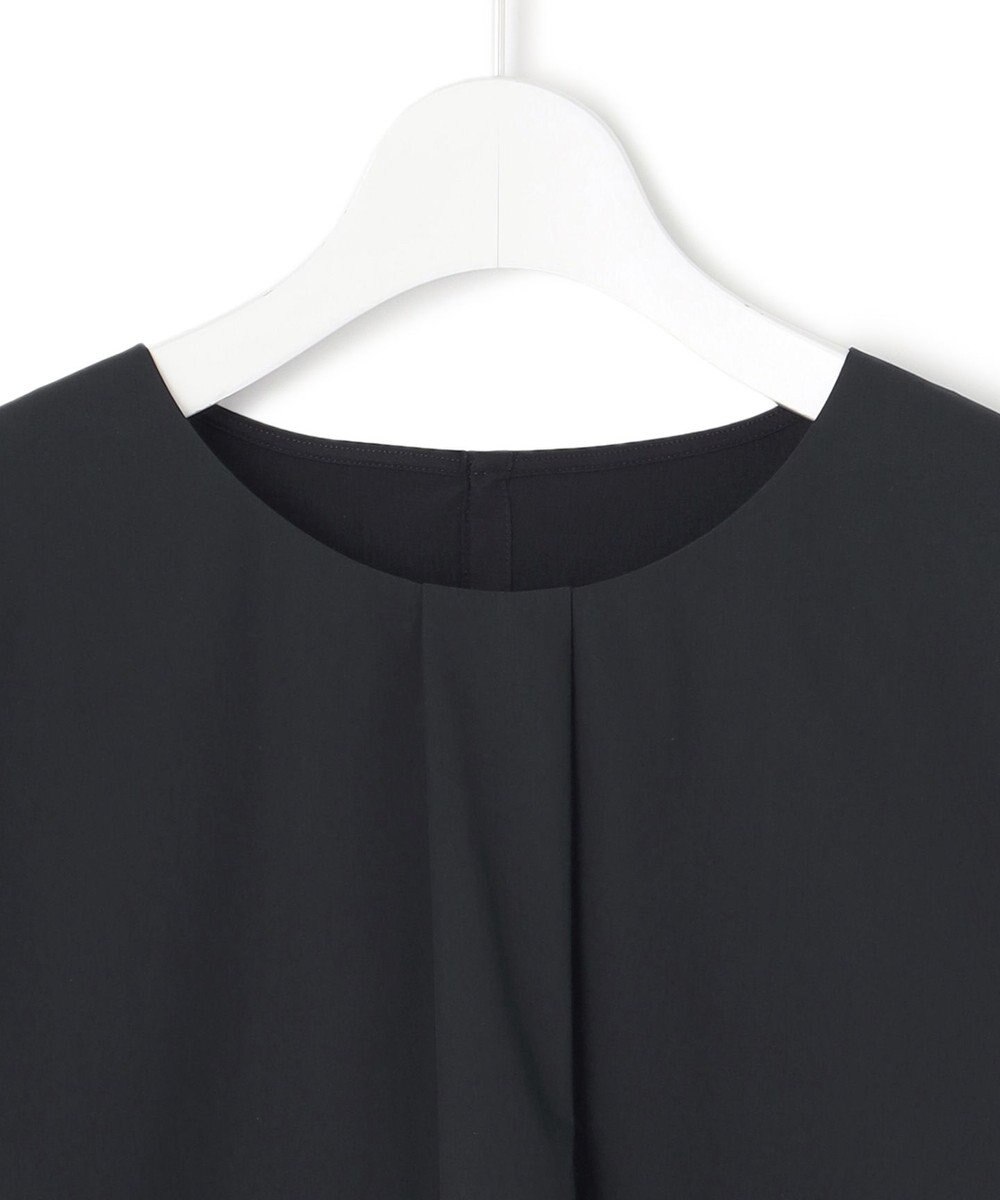 23区 【洗える】ブラウスライクジャージー プレーン カットソー 