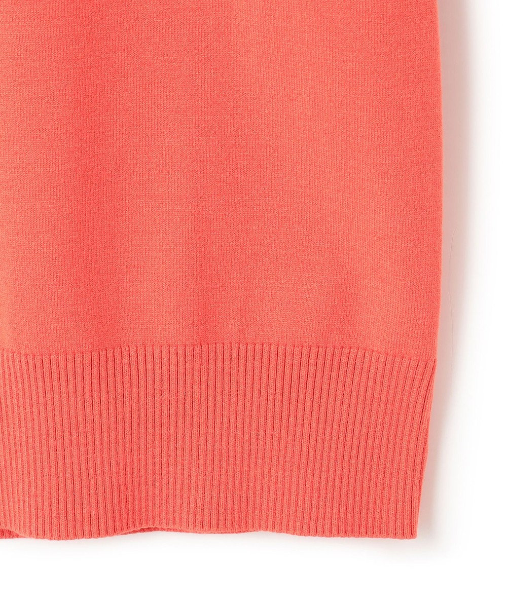 23区 L 【洗える/吊り干しOK】ヴィスコースストレッチ パフスリーブ ニット 