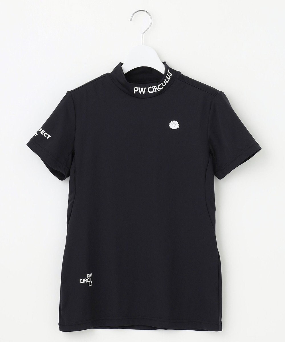 PW CIRCULUS 【UVカット / 吸水速乾 / 伸縮性抜群】【WOMEN】NEW バックメッシュモック T ゴルフウェア レディース 