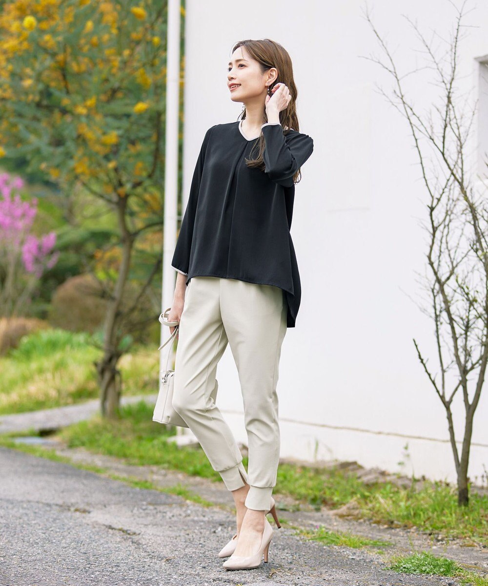 Tiaclasse L 【日本製・洗える】ロイカジョガーパンツ 