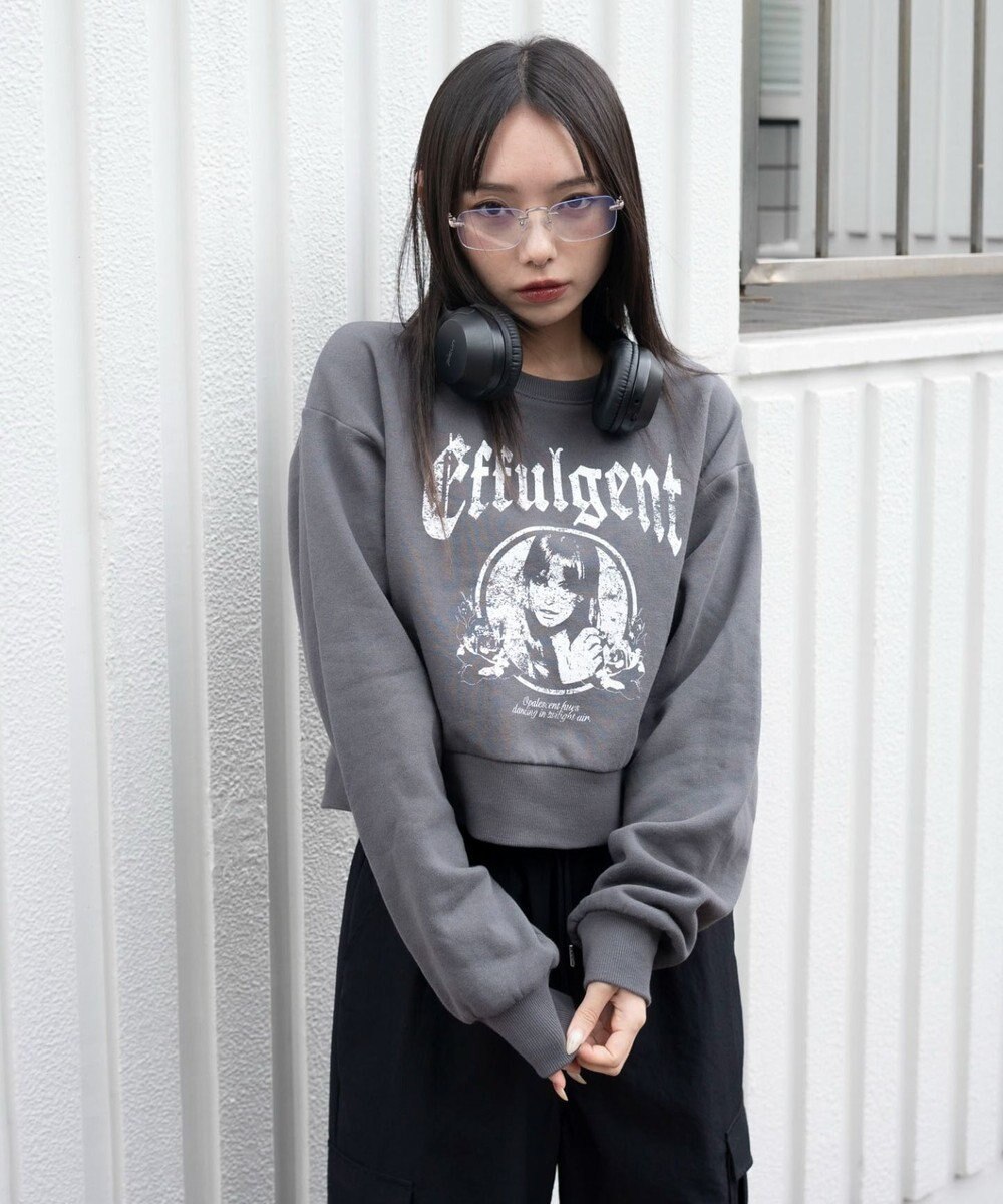 WEGO 【暖かい/裏起毛】裏起毛グラフィックスウェット 