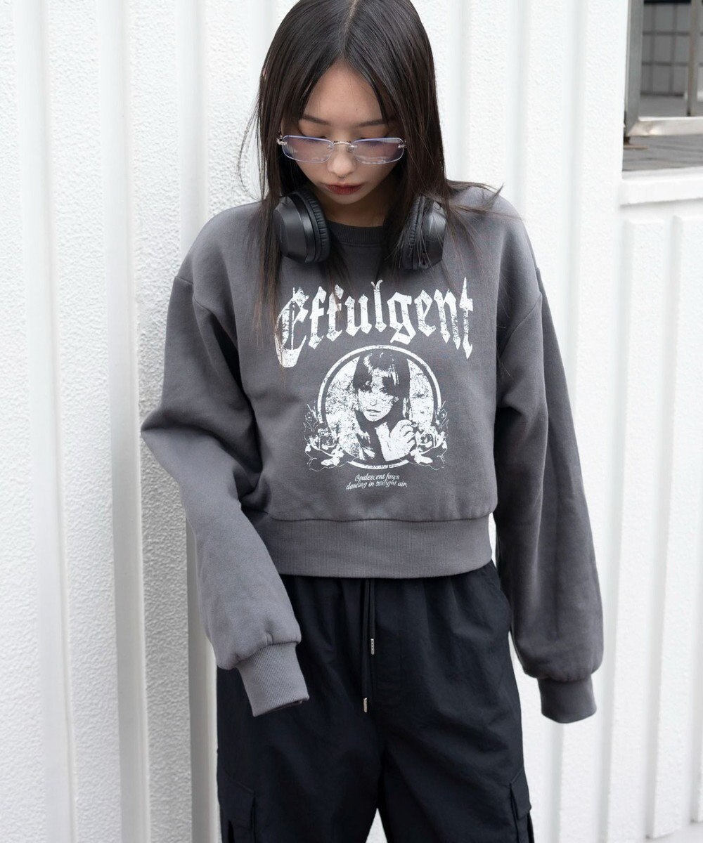 WEGO 【暖かい/裏起毛】裏起毛グラフィックスウェット 