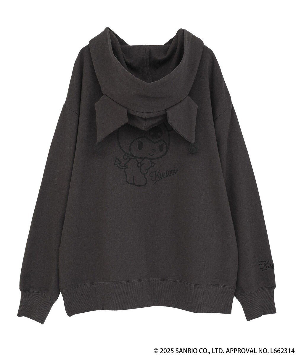 earth music&ecology マイメロディ＆クロミ／ｅａｒｔｈ　耳付きフーディー 