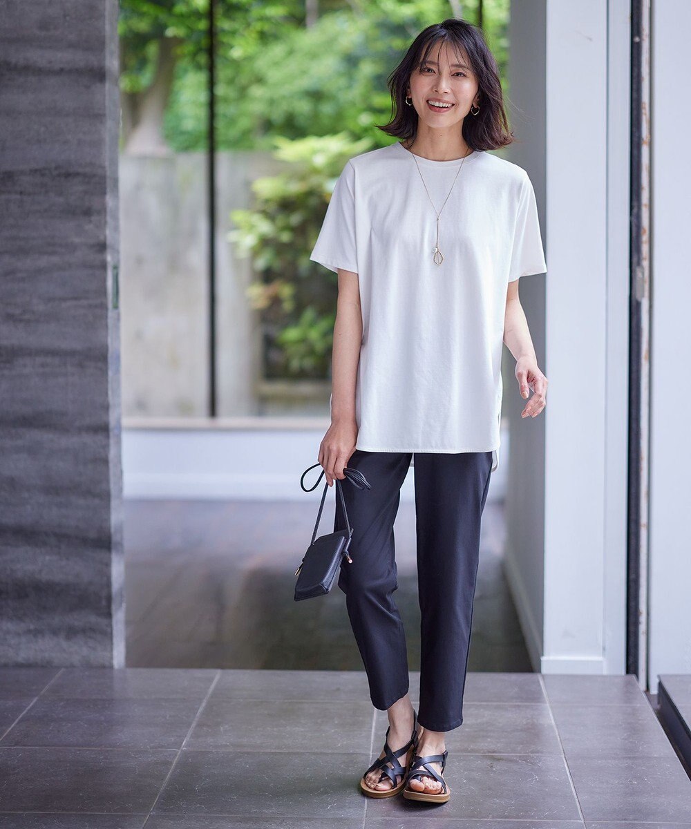 ANY 【ウエストゴム/ストレッチ】大人の７daysデイリーパンツ 