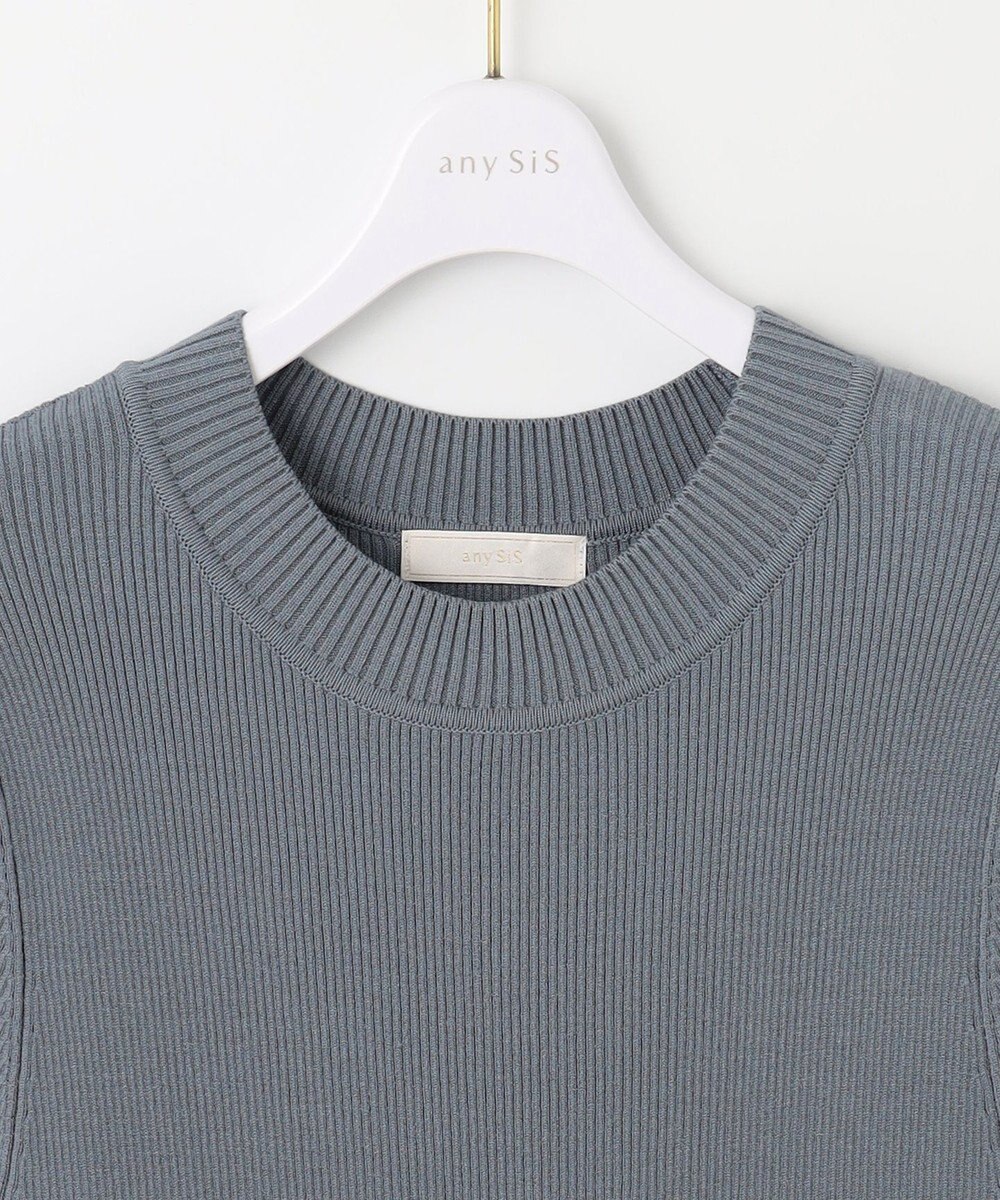 ANY SIS 【美人百花掲載】フラワージャガードニット ワンピース 