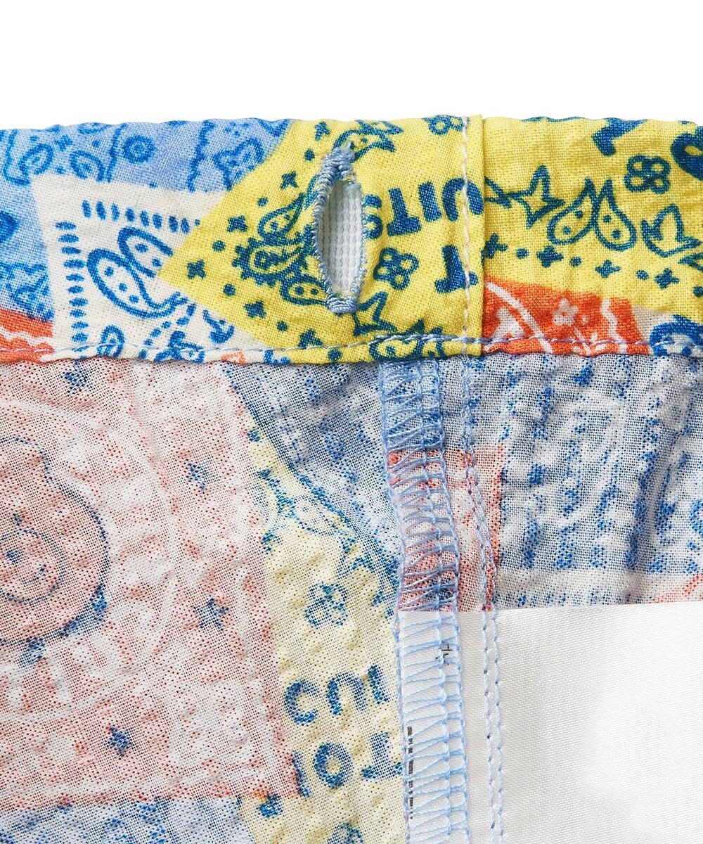 MIKI HOUSE HOT BISCUITS 【80-120cm】バンダナ柄 6分丈ハーフパンツ 