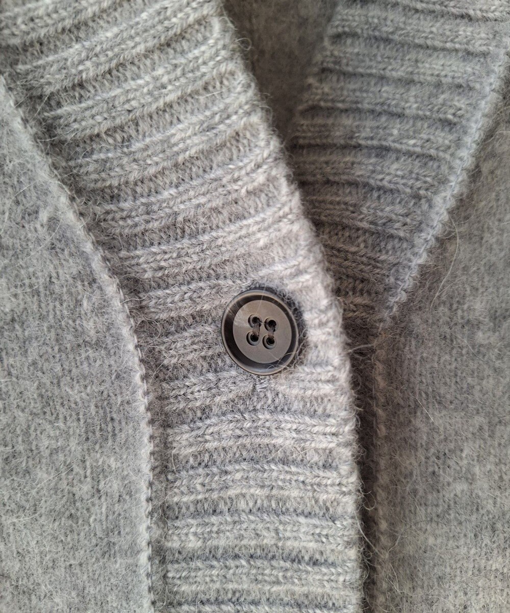 TOQUE 〈大草直子さんアドバイザー〉ベビーアルパカ×ウール縮絨ニットカーディガン 