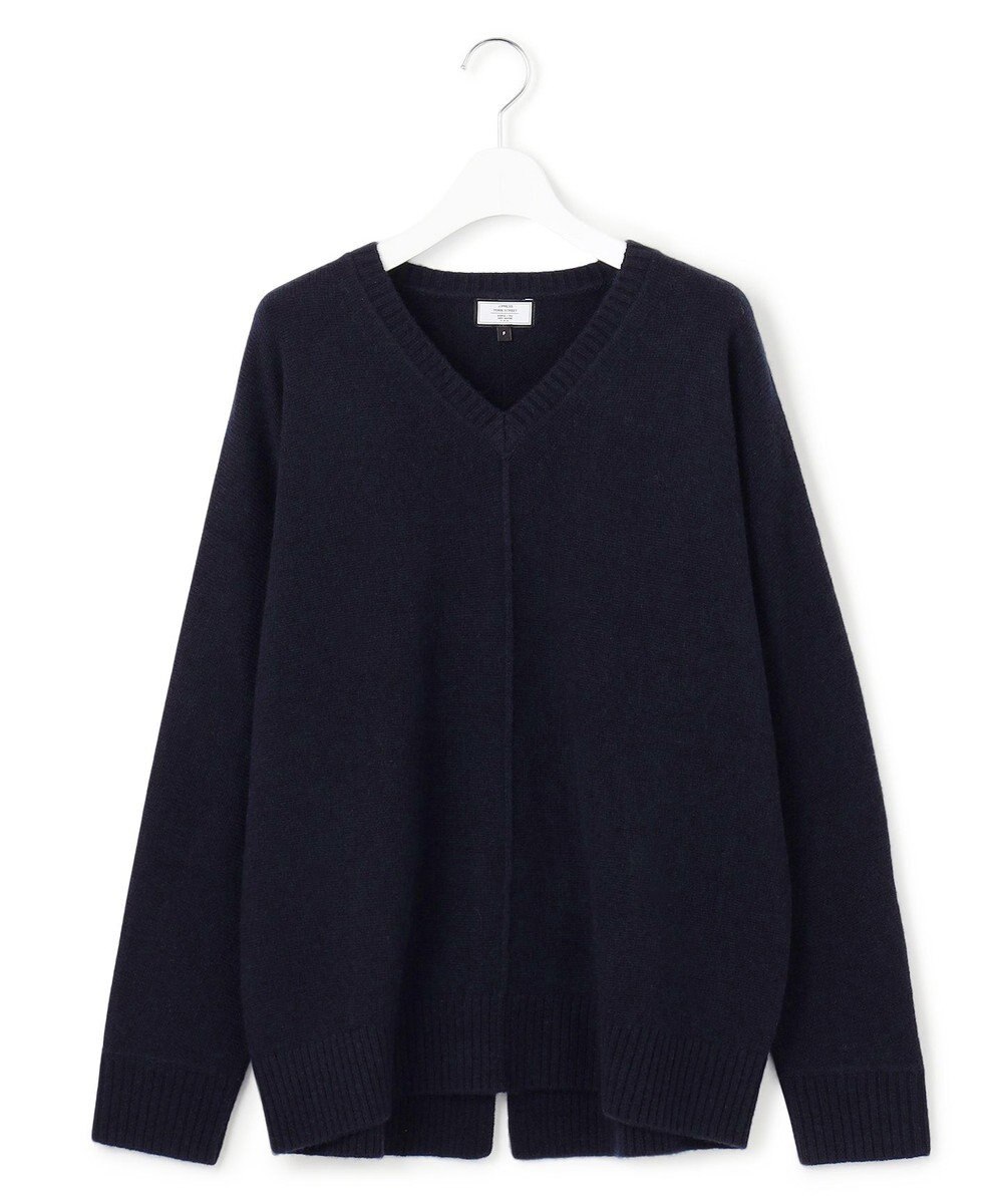 J.PRESS YORK STREET 【WOMEN】ウールカシミヤ ドルマンVニット 