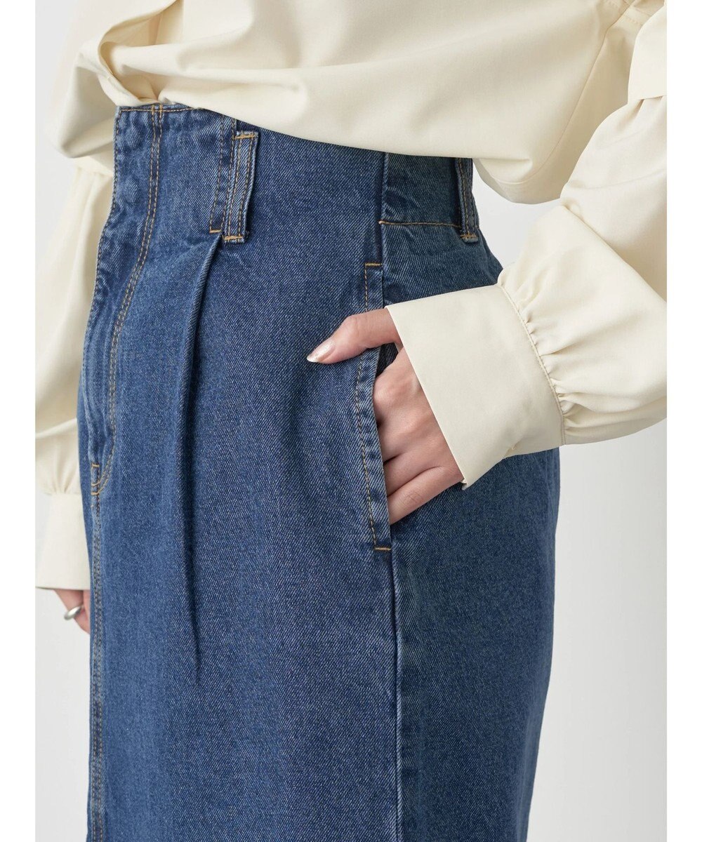 earth music&ecology ナローデニムスカート 