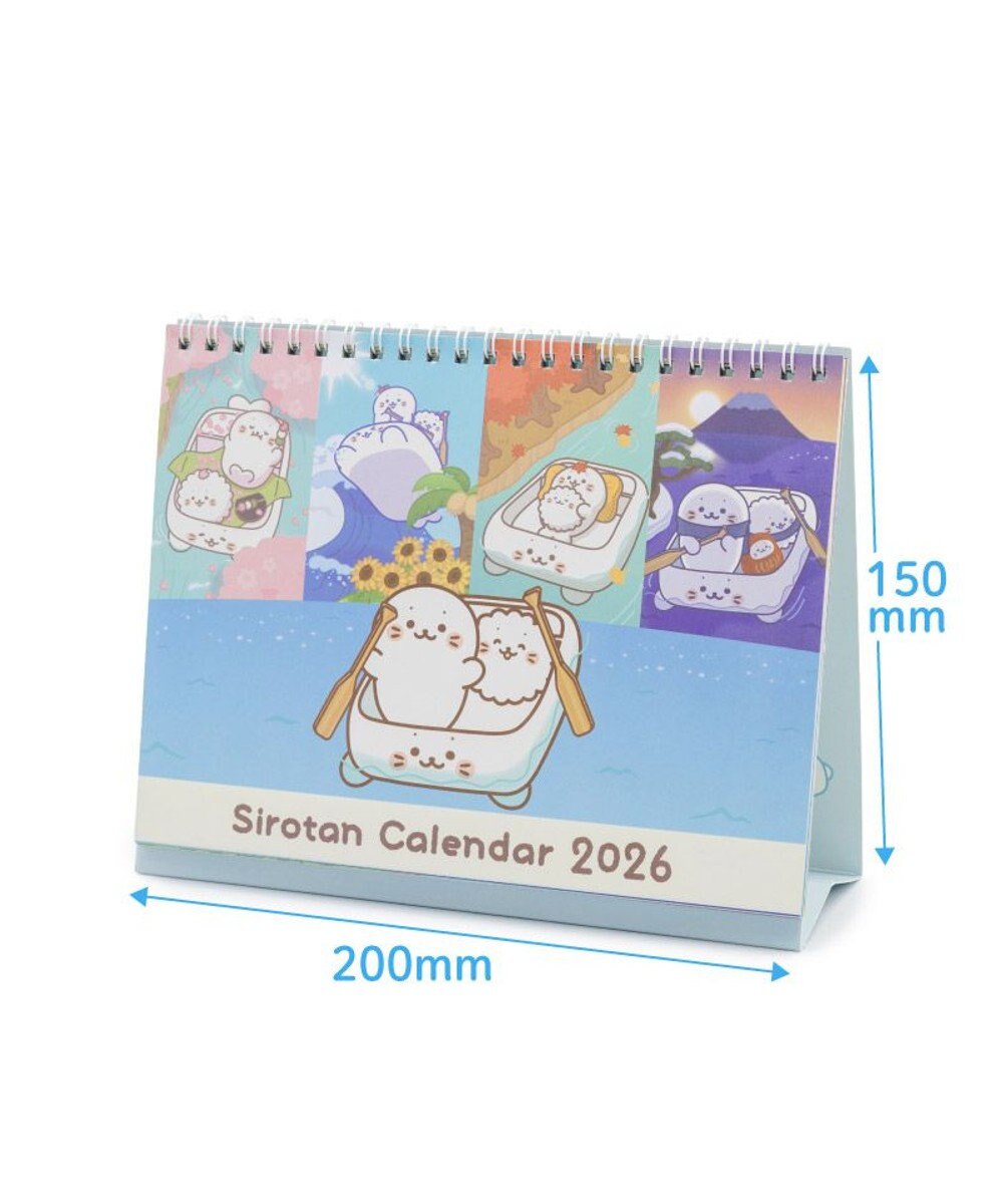 Mother garden しろたん 2026年 卓上カレンダー 