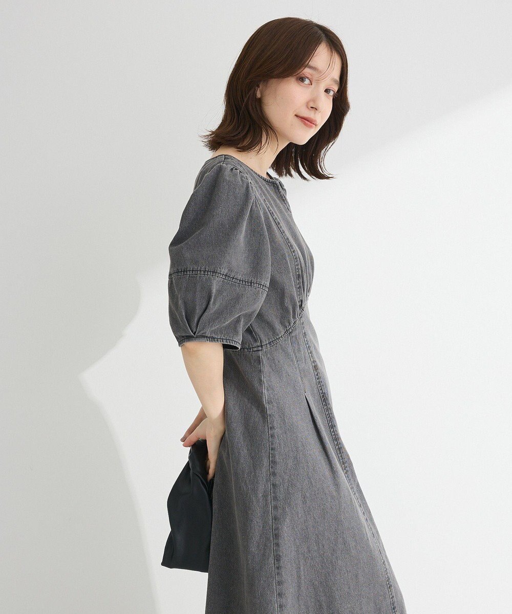 Green Parks ・ＥＬＥＮＣＡＲＥ　ＤＵＥ　デニム５分袖ワンピース 