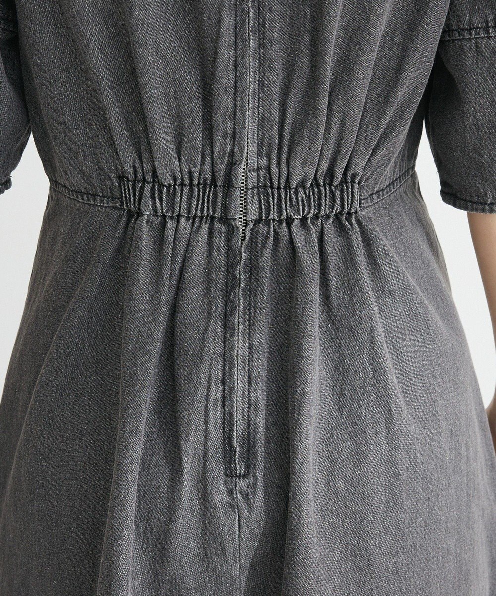 Green Parks ・ＥＬＥＮＣＡＲＥ　ＤＵＥ　デニム５分袖ワンピース 