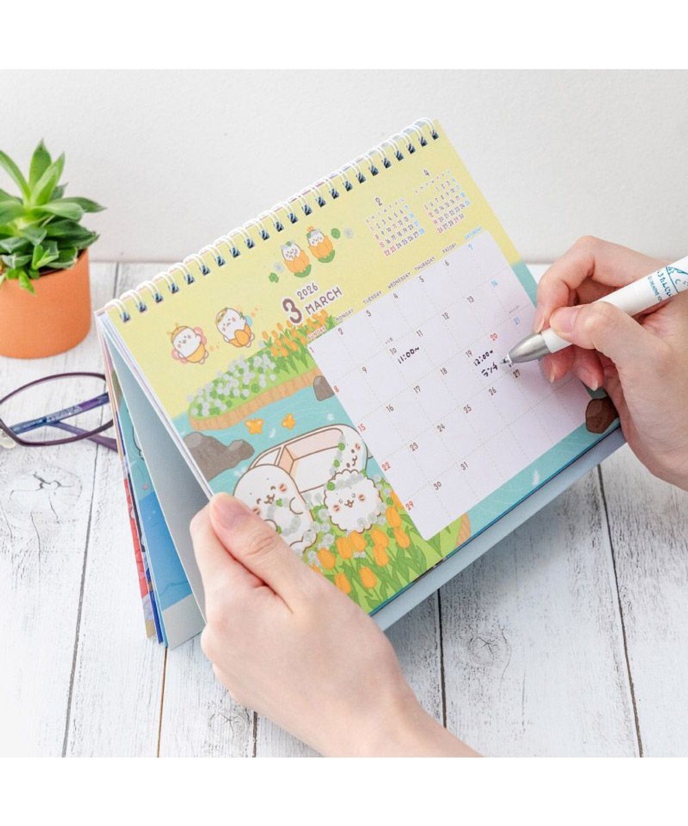 Mother garden しろたん 2026年 卓上カレンダー 