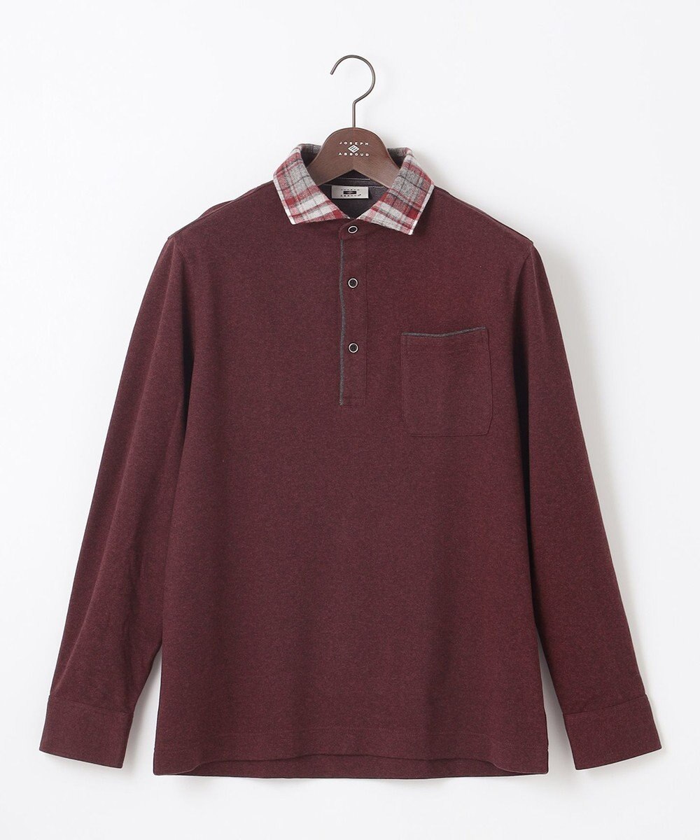 JOSEPH ABBOUD 【保温性/滑らかな肌触り/多機能ポロシャツ】 ウィンターダディー ポロシャツ 