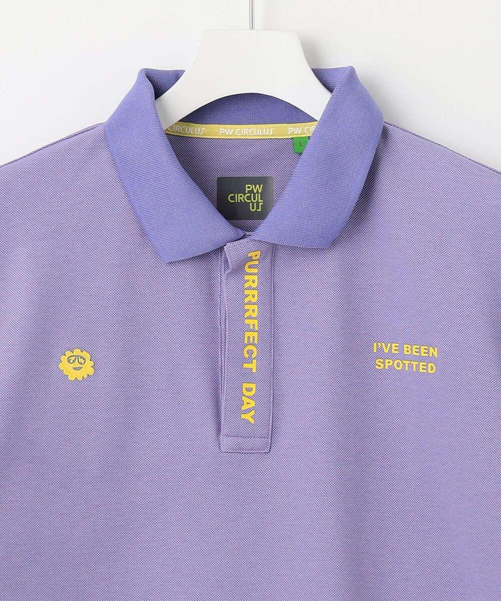 PW CIRCULUS 【MEN】【吸汗速乾/ストレッチ】ベーシックカノコ ポロシャツ 