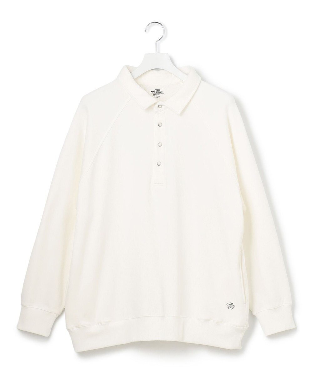 J.PRESS YORK STREET 【UNISEX】ラガータイプラグラン 裏毛トレーナー 