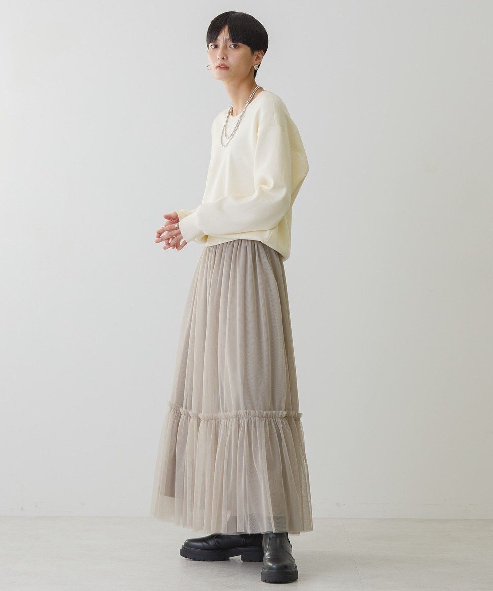 AMERICAN HOLIC スウェットライクニットプルオーバー 