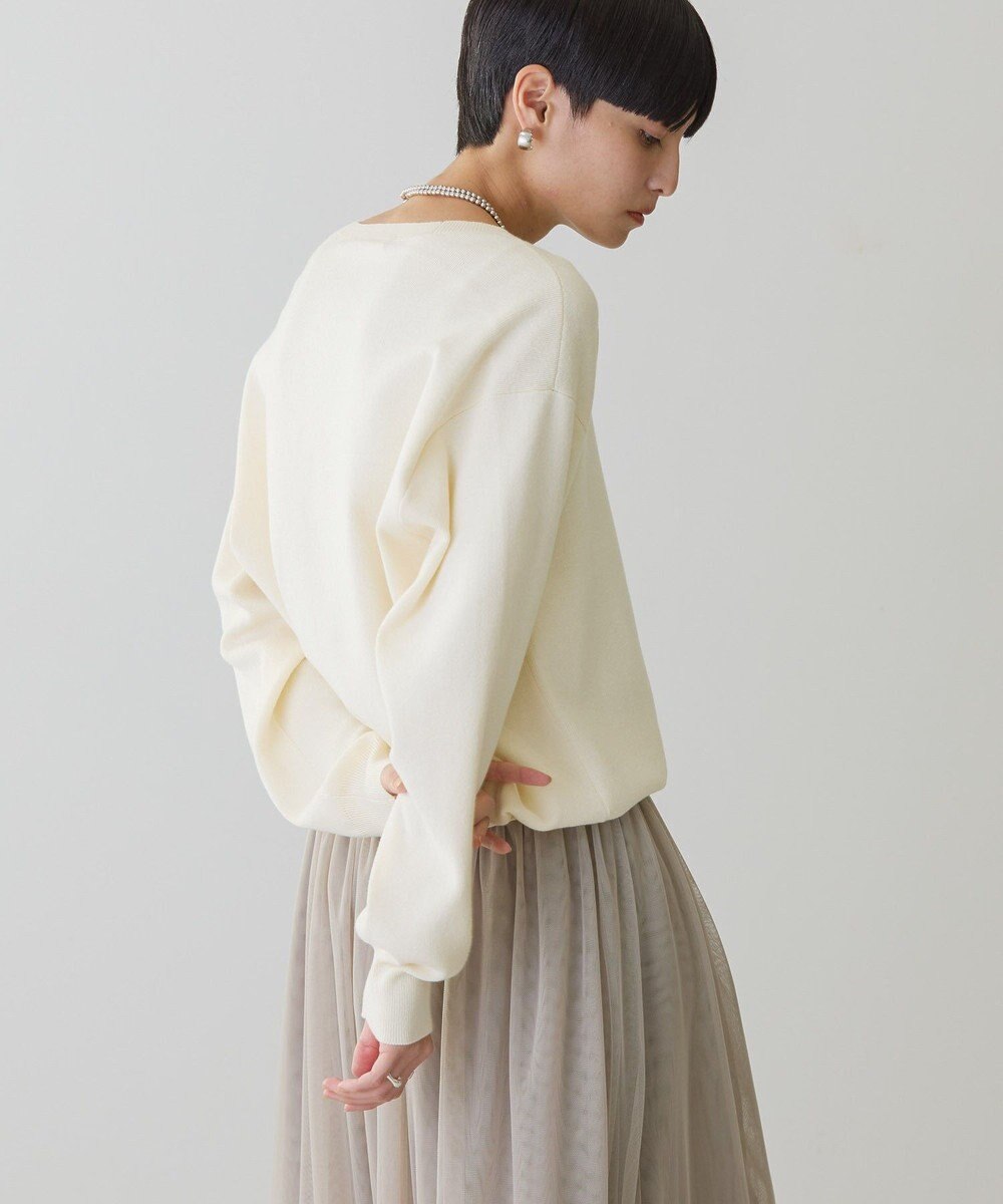 AMERICAN HOLIC スウェットライクニットプルオーバー 