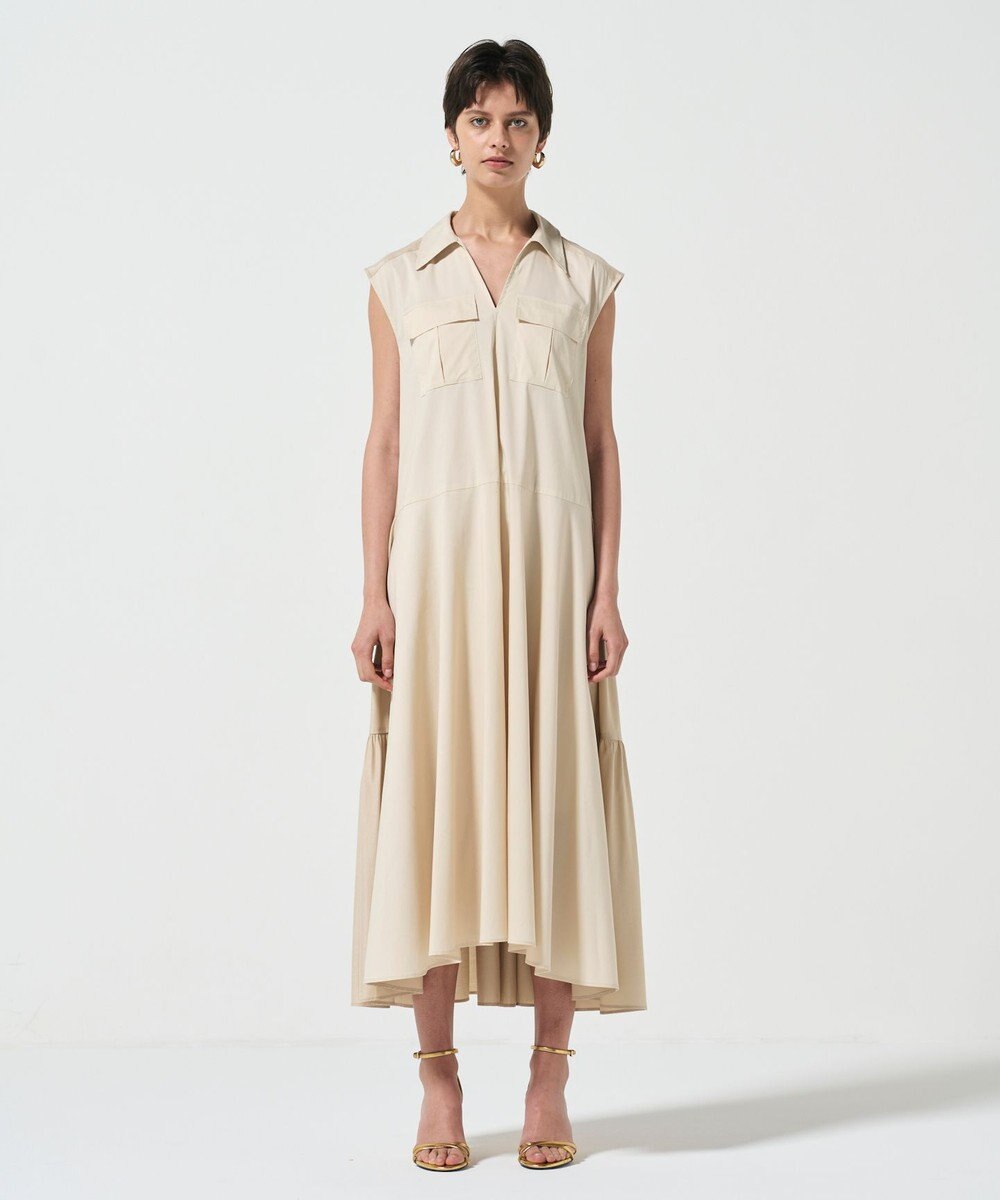 GRACE CONTINENTAL ティアードコンビシャツワンピース 