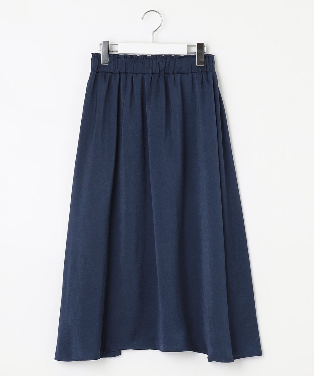 Feroux サテンギャザー スカート 