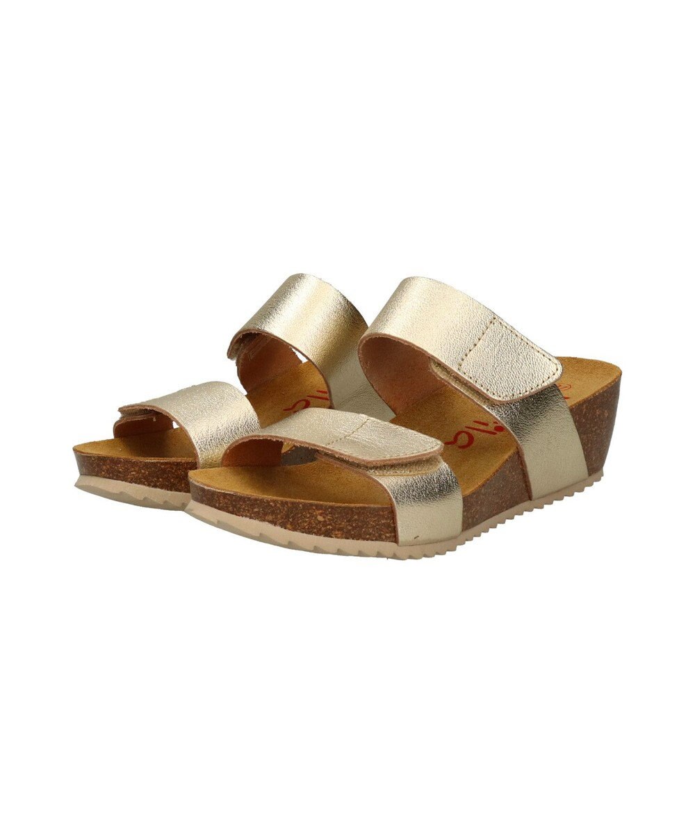 INTER-CHAUSSURES 【Marila】ダブルベルトフットベッドサンダル 