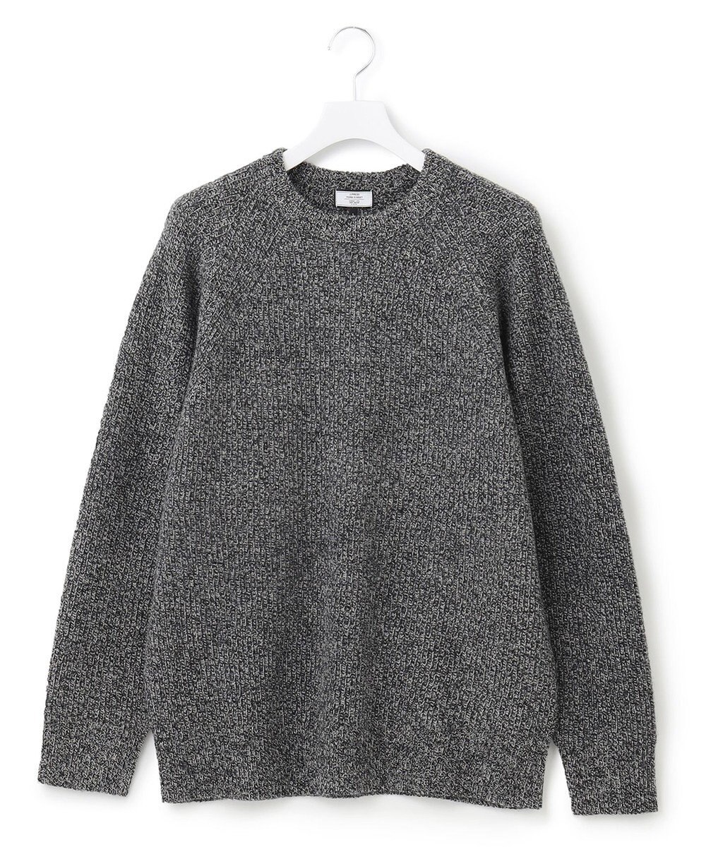 J.PRESS YORK STREET 【UNISEX】畦クループルオーバー ニット 