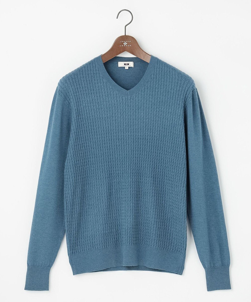JOSEPH ABBOUD 【チクチクしない/ 3シーズン対応/サスティナブル】SNOWY Vネックセーター 
