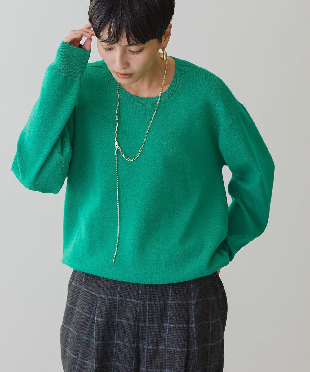 AMERICAN HOLIC スウェットライクニットプルオーバー 