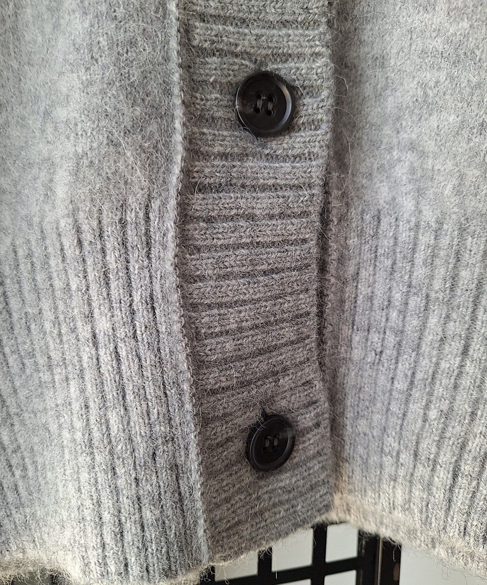TOQUE 〈大草直子さんアドバイザー〉ベビーアルパカ×ウール縮絨ニットカーディガン 