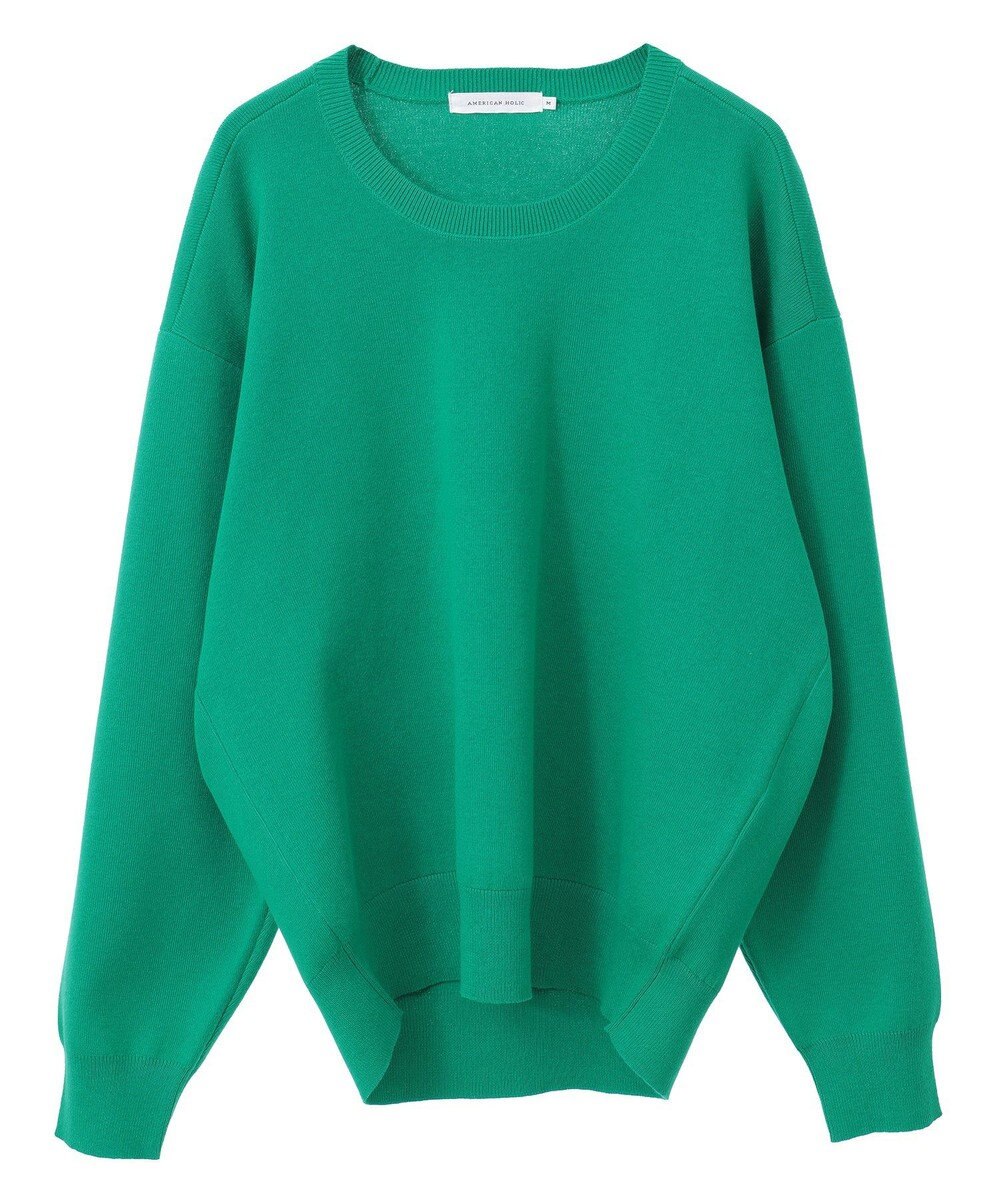 AMERICAN HOLIC スウェットライクニットプルオーバー 