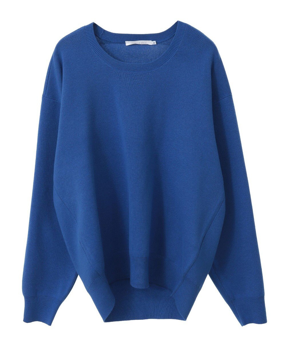 AMERICAN HOLIC スウェットライクニットプルオーバー 