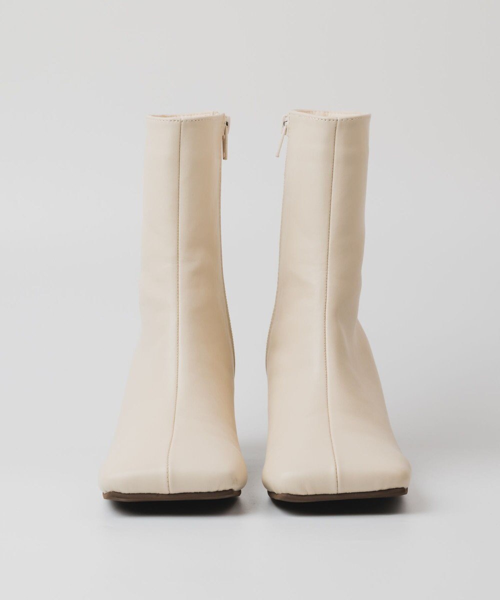 BONTRE 【PRECIEUX JOUET/プレシュウジュエ】ワイドスクエアショートブーツ 