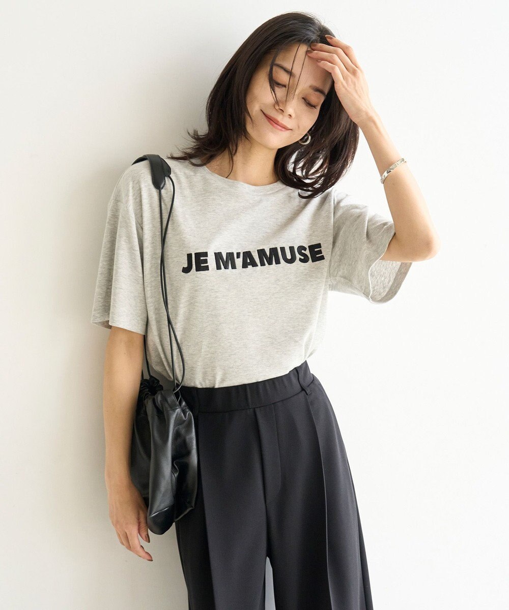 UNFILO BEAUTY FORM-Tコットン ロゴ半袖T 