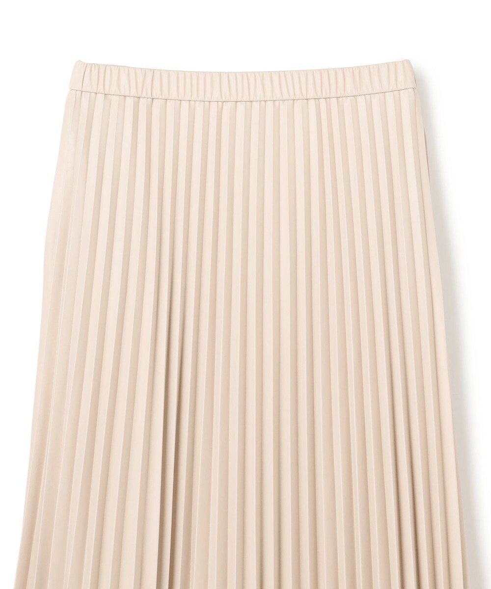 UNFILO 【野呂佳代さん着用】フェイクレザー プリーツスカート 