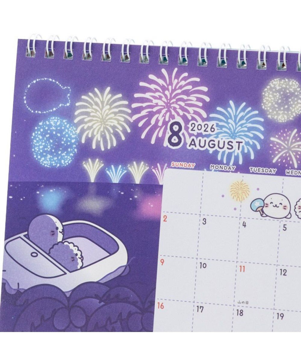 Mother garden しろたん 2026年 卓上カレンダー 