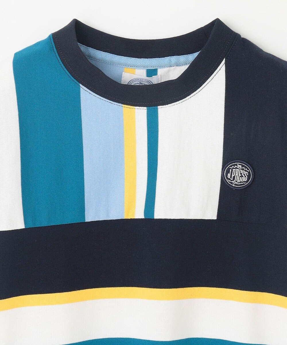 J.PRESS KIDS 【100-130cm】50/2 マルチボーダー Tシャツ 