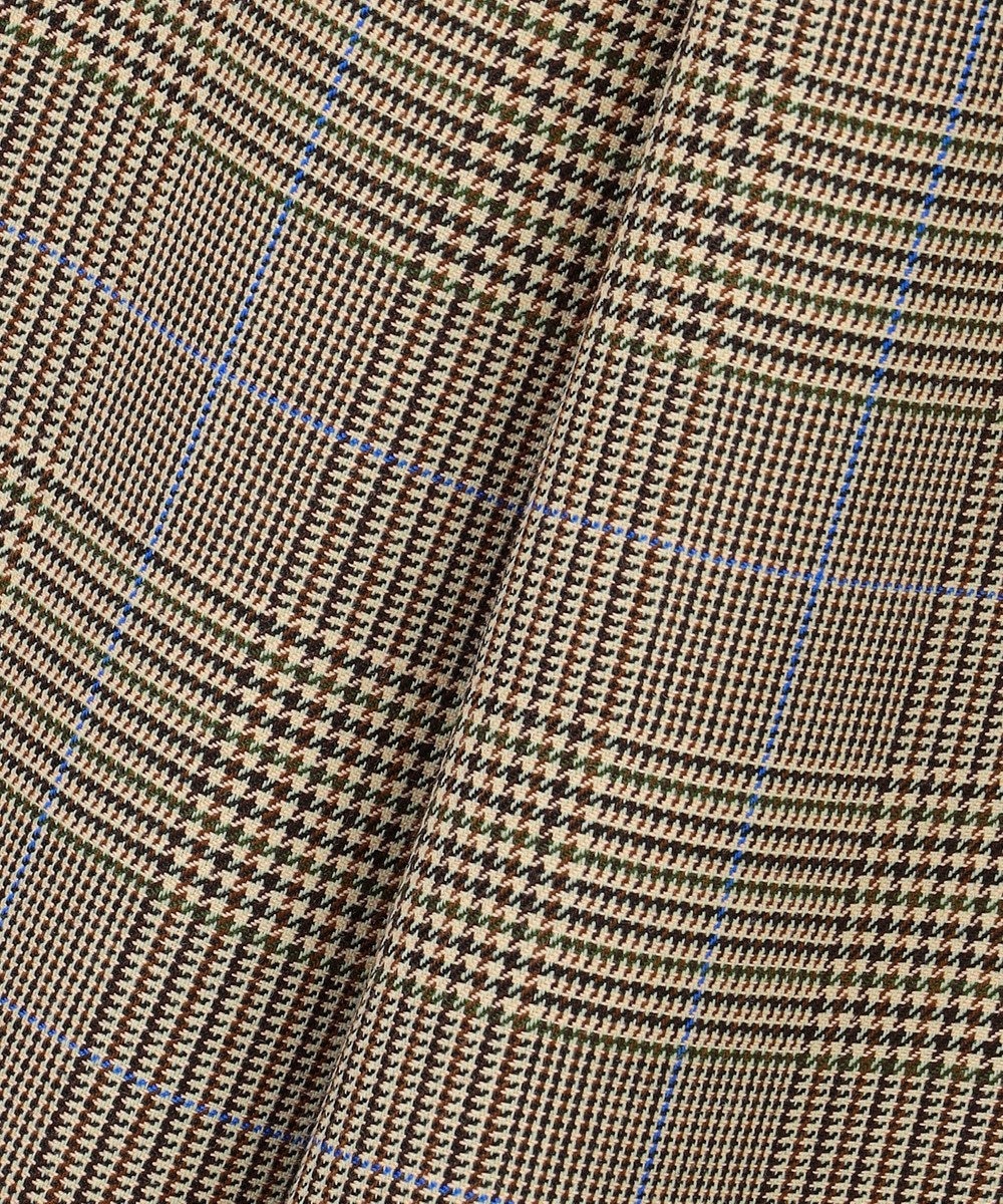 J.PRESS LADIES モナベールツイル チェック ワイド パンツ 