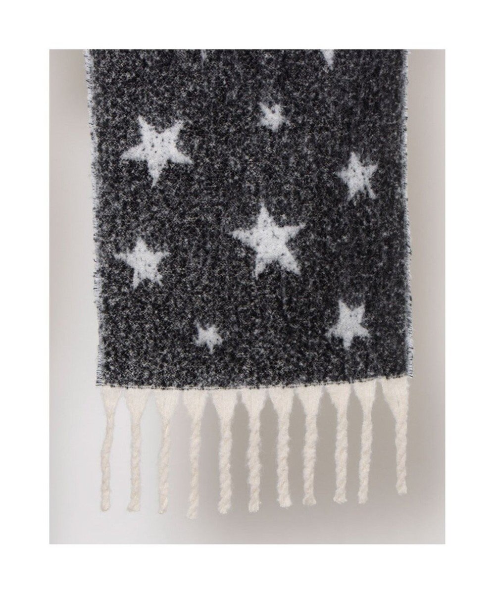 UNBILLION カシュネ cache nez / リサイクルポリ星柄ジャカードストール 