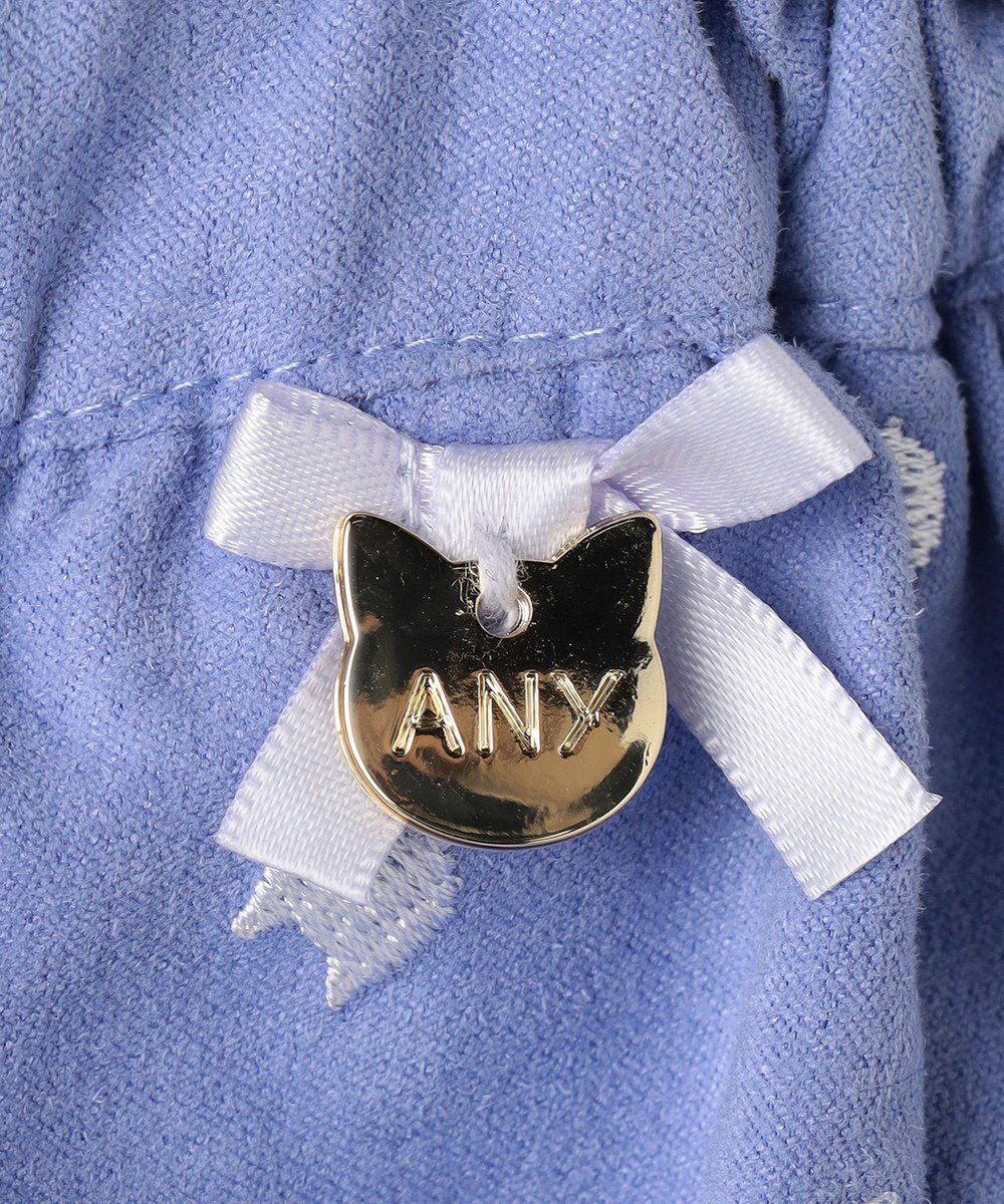 ANY KIDS ネコ×ドット刺繍 スキャッツ 