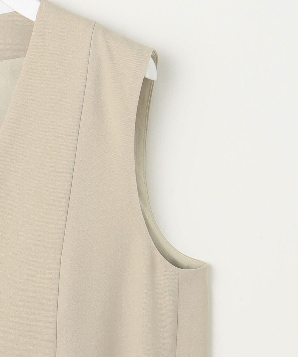 23区 L 【撥水加工/UVカット】キューティクルストレッチツイル ジレ 