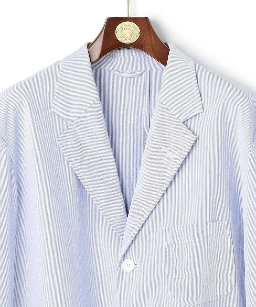 J.PRESS MEN 【J.PRES ORIGINALS】【UNISEX】Cordlane Seersucker 3B Sack Jacket 