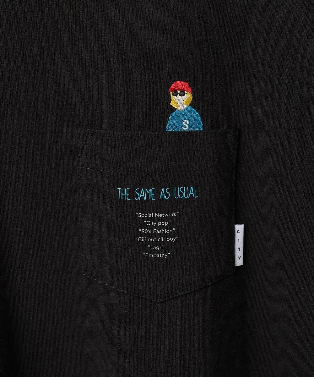 WEGO 【ユニセックス着用ITEM/手洗い可/MLサイズ】CITY　BOYS　ポケットT（S） 